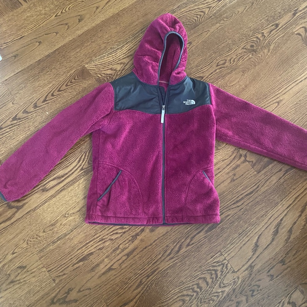 Pink purple north face fleece